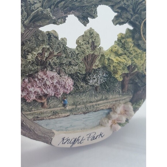 Hestia Knigt Park Christmas Ornament Collingswood NJ USA 1998 Vintage Hanging - Picture 5 of 16